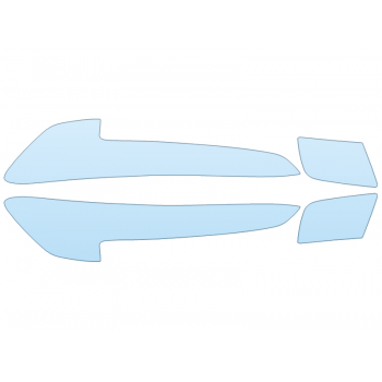 PAINT PROTECTION KIT - 2025 BUICK ENCORE GX PREFERRED HEADLIGHTS FOGLIGHTS - PRECUT PPF CLEAR BRA WRAP