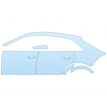 PAINT PROTECTION KIT - 2025 AUDI SQ8 PREMIUM FULL DRIVER SIDE - PRECUT PPF CLEAR BRA WRAP