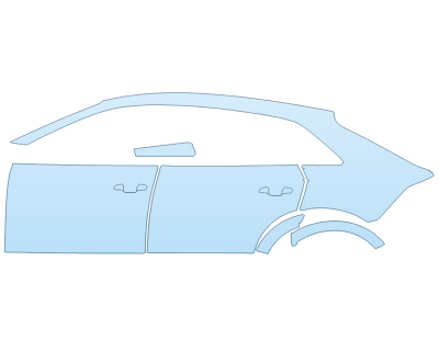 PAINT PROTECTION KIT - 2025 AUDI SQ8 PRESTIGE FULL DRIVER SIDE - PRECUT PPF CLEAR BRA WRAP