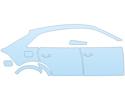 PAINT PROTECTION KIT - 2025 AUDI SQ8 PRESTIGE FULL PASSENGER SIDE - PRECUT PPF CLEAR BRA WRAP
