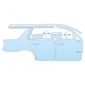 PAINT PROTECTION KIT - 2025 CHEVROLET TAHOE HIGH COUNTRY FULL PASSENGER SIDE - PRECUT PPF CLEAR BRA WRAP