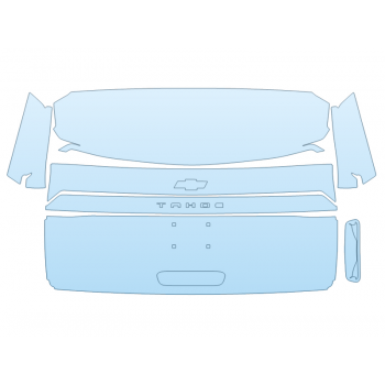 PAINT PROTECTION KIT - 2025 CHEVROLET TAHOE HIGH COUNTRY FULL REAR HATCH NO BADGES - PRECUT PPF CLEAR BRA WRAP