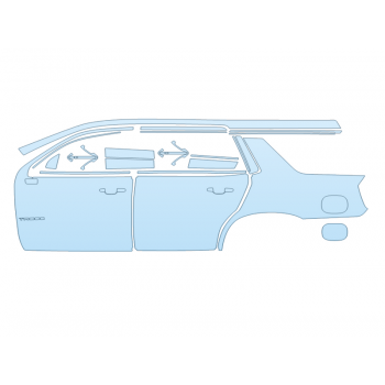 PAINT PROTECTION KIT - 2025 CHEVROLET TAHOE LS FULL DRIVER SIDE - PRECUT PPF CLEAR BRA WRAP