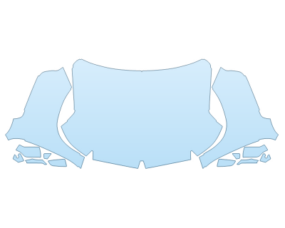 PAINT PROTECTION KIT - 2025 CHEVROLET TAHOE LS FULL HOOD FENDERS MIRRORS WRAPPED EDGES - PRECUT PPF CLEAR BRA WRAP