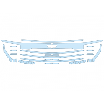 PAINT PROTECTION KIT - 2025 CHEVROLET TAHOE LS GRILL - PRECUT PPF CLEAR BRA WRAP