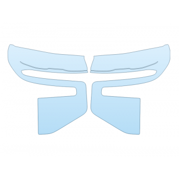 PAINT PROTECTION KIT - 2025 CHEVROLET TAHOE LS HEADLIGHTS - PRECUT PPF CLEAR BRA WRAP