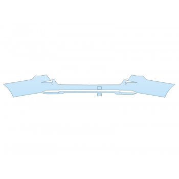 PAINT PROTECTION KIT - 2025 CHEVROLET TAHOE LT REAR BUMPER - PRECUT PPF CLEAR BRA WRAP