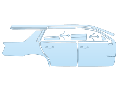 Precut PPF Kit – Clear Bra Paint Protection Film PAINT PROTECTION KIT - 2025 CHEVROLET TAHOE LT FULL PASSENGER SIDE - PRECUT PPF CLEAR BRA WRAP