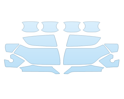 Precut PPF Kit – Clear Bra Paint Protection Film PAINT PROTECTION KIT - 2025 CHEVROLET TAHOE LT MIRRORS and DOOR CUPS - PRECUT PPF CLEAR BRA WRAP