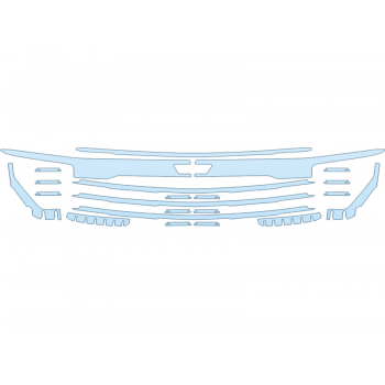 PAINT PROTECTION KIT - 2025 CHEVROLET TAHOE LT GRILL - PRECUT PPF CLEAR BRA WRAP