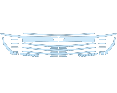 Precut PPF Kit – Clear Bra Paint Protection Film PAINT PROTECTION KIT - 2025 CHEVROLET TAHOE LT GRILL - PRECUT PPF CLEAR BRA WRAP
