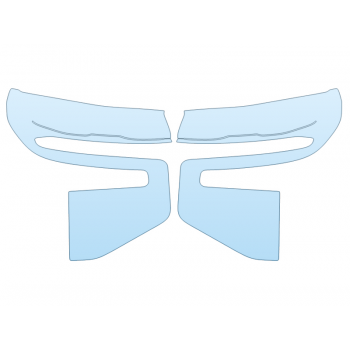 PAINT PROTECTION KIT - 2025 CHEVROLET TAHOE LT HEADLIGHTS - PRECUT PPF CLEAR BRA WRAP