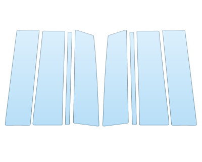 Precut PPF Kit – Clear Bra Paint Protection Film PAINT PROTECTION KIT - 2025 CHEVROLET TAHOE LT PILLARS - PRECUT PPF CLEAR BRA WRAP