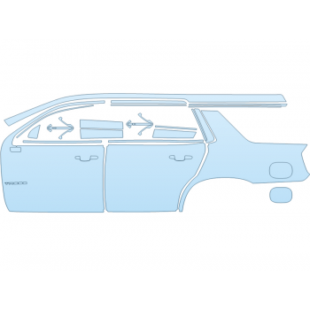 PAINT PROTECTION KIT - 2025 CHEVROLET TAHOE PREMIER FULL DRIVER SIDE - PRECUT PPF CLEAR BRA WRAP