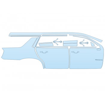 Precut PPF Kit – Clear Bra Paint Protection Film PAINT PROTECTION KIT - 2025 CHEVROLET TAHOE PREMIER FULL PASSENGER SIDE - PRECUT PPF CLEAR BRA WRAP