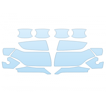 Precut PPF Kit – Clear Bra Paint Protection Film PAINT PROTECTION KIT - 2025 CHEVROLET TAHOE PREMIER MIRRORS and DOOR CUPS - PRECUT PPF CLEAR BRA WRAP