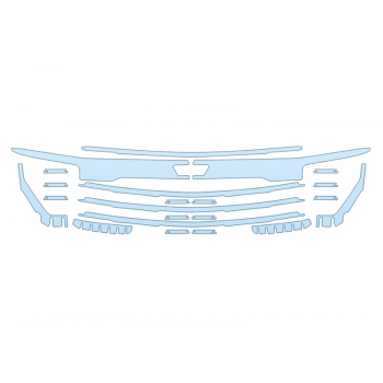 PAINT PROTECTION KIT - 2025 CHEVROLET TAHOE PREMIER GRILL - PRECUT PPF CLEAR BRA WRAP
