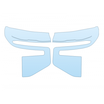 PAINT PROTECTION KIT - 2025 CHEVROLET TAHOE PREMIER HEADLIGHTS - PRECUT PPF CLEAR BRA WRAP