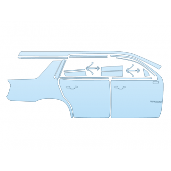 PAINT PROTECTION KIT - 2025 CHEVROLET TAHOE RST FULL PASSENGER SIDE - PRECUT PPF CLEAR BRA WRAP