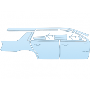 PAINT PROTECTION KIT - 2025 CHEVROLET TAHOE Z71 FULL PASSENGER SIDE - PRECUT PPF CLEAR BRA WRAP