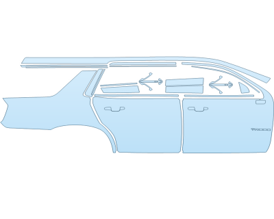 PAINT PROTECTION KIT - 2025 CHEVROLET TAHOE Z71 FULL PASSENGER SIDE - PRECUT PPF CLEAR BRA WRAP