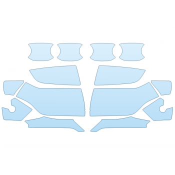 Precut PPF Kit – Clear Bra Paint Protection Film PAINT PROTECTION KIT - 2025 CHEVROLET TAHOE Z71 MIRRORS and DOOR CUPS - PRECUT PPF CLEAR BRA WRAP