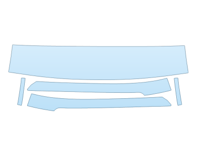 PAINT PROTECTION KIT - 2025 CHEVROLET TRAVERSE LS HOOD FENDERS MIRRORS 24 INCH WRAPPED EDGES - PRECUT PPF CLEAR BRA WRAP