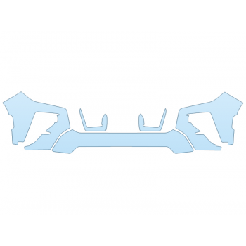 PAINT PROTECTION KIT - 2025 CHEVROLET TRAVERSE LT BUMPER - PRECUT PPF CLEAR BRA WRAP