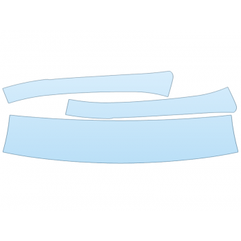 PAINT PROTECTION KIT - 2025 CHEVROLET TRAVERSE LT ROOF PILLARS - PRECUT PPF CLEAR BRA WRAP