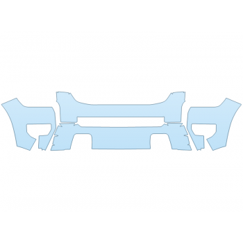 PAINT PROTECTION KIT - 2025 FORD RANGER XL BUMPER - PRECUT PPF CLEAR BRA WRAP