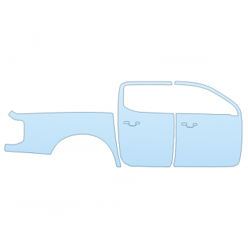 PAINT PROTECTION KIT - 2025 FORD RANGER XL PASSENGER SIDE - PRECUT PPF CLEAR BRA WRAP