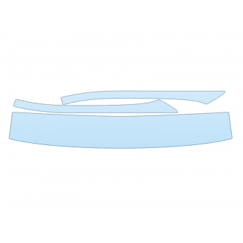 PAINT PROTECTION KIT - 2025 FORD RANGER XL ROOF PILLARS - PRECUT PPF CLEAR BRA WRAP