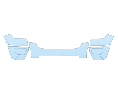 PAINT PROTECTION KIT - 2025 FORD RANGER XLT BUMPER - PRECUT PPF CLEAR BRA WRAP