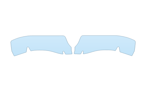 Precut PPF Kit – Clear Bra Paint Protection Film PAINT PROTECTION KIT - 2027 FORD RANGER XLT REAR BUMPER - PRECUT PPF CLEAR BRA WRAP