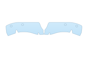 2027 FORD RANGER LARIAT REAR BUMPER WITH PARKING SENSORS - (PRECUT PPF KIT)