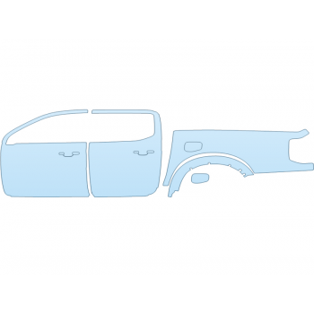 PAINT PROTECTION KIT - 2025 FORD RANGER XLT DRIVER SIDE - PRECUT PPF CLEAR BRA WRAP