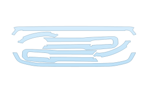 2027 FORD RANGER LARIAT GRILL - (PRECUT PPF KIT)