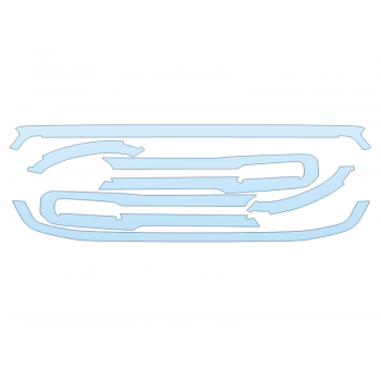 Precut PPF Kit – Clear Bra Paint Protection Film 2024 FORD RANGER XLT GRILL - (PRECUT PPF KIT) - PRECUT PPF CLEAR BRA WRAP