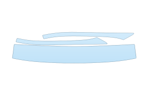 2027 FORD RANGER LARIAT ROOF PILLARS - (PRECUT PPF KIT)