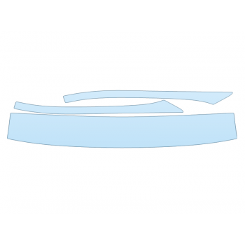 2024 FORD RANGER XLT ROOF PILLARS - (PRECUT PPF KIT) - PRECUT PPF CLEAR BRA WRAP