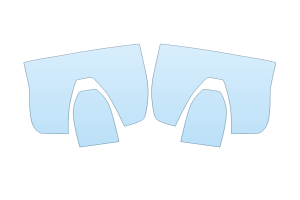2027 FORD RANGER LARIAT TAIL LIGHTS - (PRECUT PPF KIT)