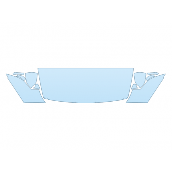 PAINT PROTECTION KIT - 2025 GENESIS GV80 2,5T I4 HOOD FENDERS MIRRORS 30 INCH WRAPPED EDGES - PRECUT PPF CLEAR BRA WRAP