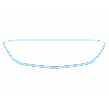 PAINT PROTECTION KIT - 2025 GENESIS GV80 2,5T I4 GRILL - PRECUT PPF CLEAR BRA WRAP