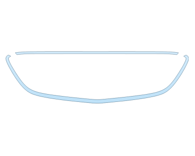 PAINT PROTECTION KIT - 2025 GENESIS GV80 2,5T I4 GRILL - PRECUT PPF CLEAR BRA WRAP