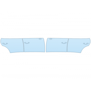 PAINT PROTECTION KIT - 2025 GENESIS GV80 3.5T V6 FULL DOORS - PRECUT PPF CLEAR BRA WRAP