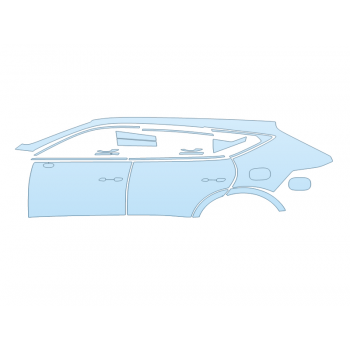 PAINT PROTECTION KIT - 2025 GENESIS GV80 3.5T V6 FULL DRIVER SIDE - PRECUT PPF CLEAR BRA WRAP