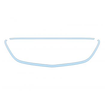 PAINT PROTECTION KIT - 2025 GENESIS GV80 3.5T V6 GRILL - PRECUT PPF CLEAR BRA WRAP