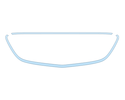 PAINT PROTECTION KIT - 2025 GENESIS GV80 3.5T V6 GRILL - PRECUT PPF CLEAR BRA WRAP