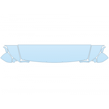 PAINT PROTECTION KIT - 2025 GENESIS GV80 COUPE 3.5T HOOD FENDERS MIRRORS 18 INCH WRAPPED EDGES - PRECUT PPF CLEAR BRA WRAP