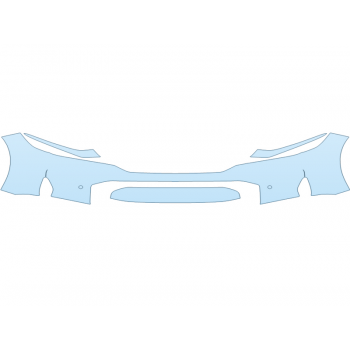 PAINT PROTECTION KIT - 2025 HONDA CIVIC LX SEDAN BUMPER WITH PARKING SENSORS - PRECUT PPF CLEAR BRA WRAP